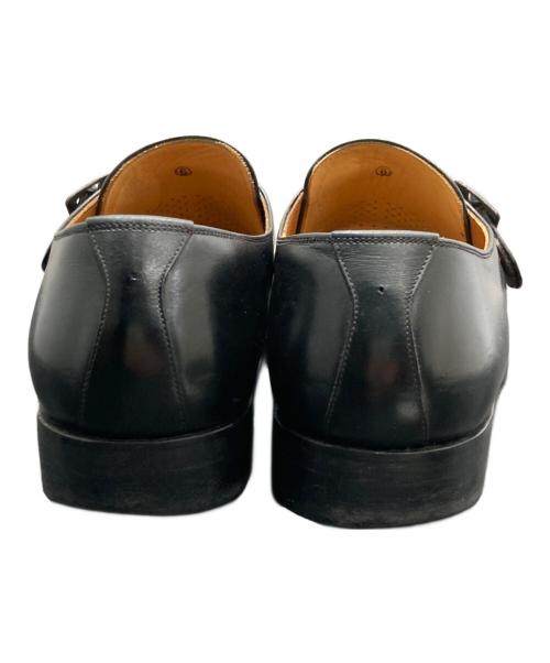 SCOTCH GRAIN（スコッチグレイン）SCOTCH GRAIN (スコッチグレイン) モンクストラップシューズ ブラック サイズ:25cmの古着・服飾アイテム