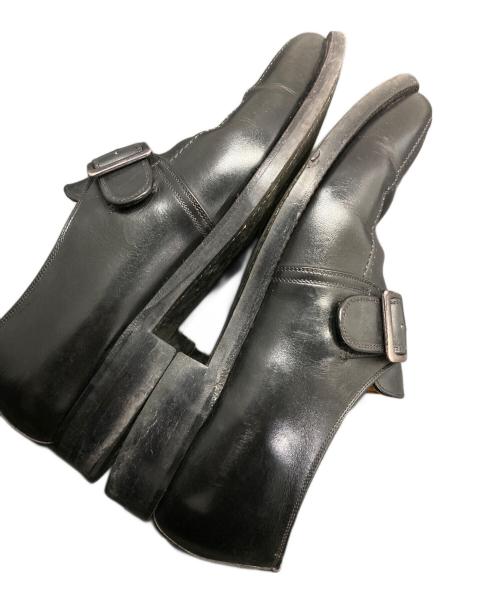 SCOTCH GRAIN（スコッチグレイン）SCOTCH GRAIN (スコッチグレイン) モンクストラップシューズ ブラック サイズ:25cmの古着・服飾アイテム