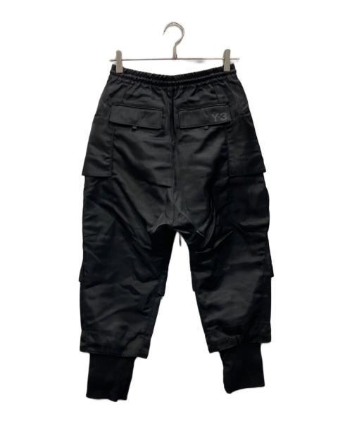 Y-3（ワイスリー）Y-3 (ワイスリー) CLASSIC TECH TWILL CARGO PANTS ブラック サイズ:XSの古着・服飾アイテム