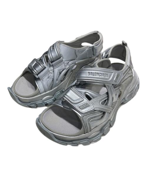 BALENCIAGA（バレンシアガ）BALENCIAGA (バレンシアガ) トラックサンダル シルバー サイズ:24cmの古着・服飾アイテム