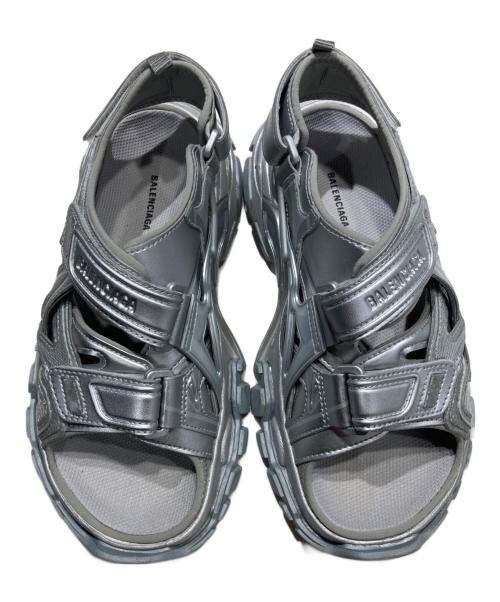 BALENCIAGA（バレンシアガ）BALENCIAGA (バレンシアガ) トラックサンダル シルバー サイズ:24cmの古着・服飾アイテム