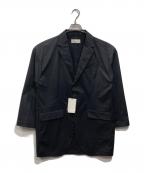eN ROUTEアンルート）の古着「ポリエステル ツイル ドロップショルダー2Bジャケット」｜ネイビー