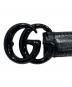 GUCCI (グッチ) ダブルGバックル ベルト ブラック：35000円