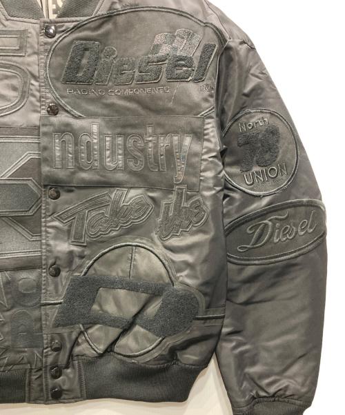 DIESEL（ディーゼル）DIESEL (ディーゼル) J-BULC-PATCH JACKET ブラック サイズ:Lの古着・服飾アイテム