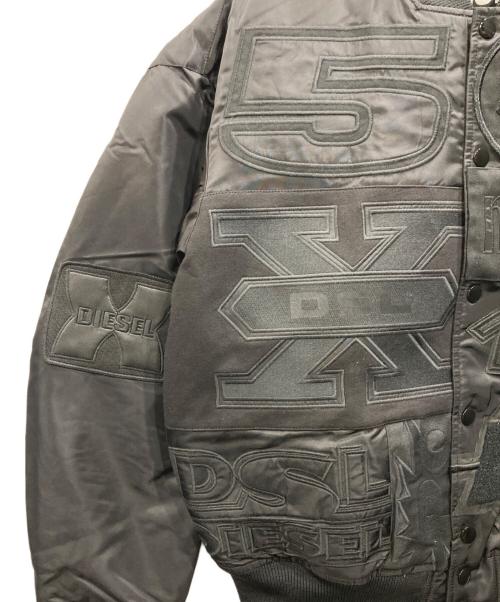 DIESEL（ディーゼル）DIESEL (ディーゼル) J-BULC-PATCH JACKET ブラック サイズ:Lの古着・服飾アイテム