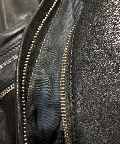 DIESEL（ディーゼル）DIESEL (ディーゼル) レザーリュック ブラック サイズ:-の古着・服飾アイテム