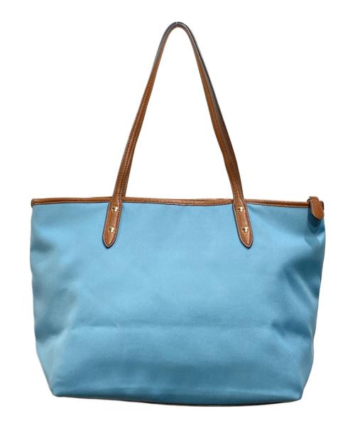 COACH（コーチ）COACH (コーチ) キャンバストートバッグ スカイブルー サイズ:-の古着・服飾アイテム