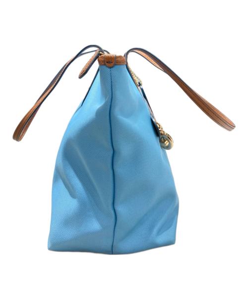 COACH（コーチ）COACH (コーチ) キャンバストートバッグ スカイブルー サイズ:-の古着・服飾アイテム