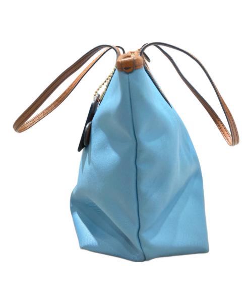 COACH（コーチ）COACH (コーチ) キャンバストートバッグ スカイブルー サイズ:-の古着・服飾アイテム