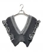 LEINWANDEラインヴァンド）の古着「Braids&Frill Top」｜グレー