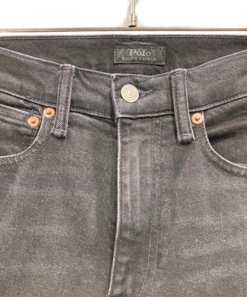 POLO RALPH LAUREN（ポロ・ラルフローレン）POLO RALPH LAUREN (ポロ・ラルフローレン) ブラックデニムパンツ ダークグレー サイズ:W27の古着・服飾アイテム
