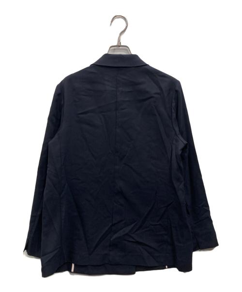 NOLLEY'S（ノーリーズ）NOLLEY'S (ノーリーズ) ウォッシャブルダブルジャケット ネイビー サイズ:Mの古着・服飾アイテム