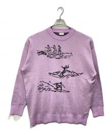 RHC Ron Herman（アールエイチシー ロンハーマン）の古着「サーフジャガードニット」｜バイオレット