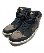 NIKEナイキ）の古着「AIR JORDAN 1 HIGH OG」｜ブラック×ブラウン