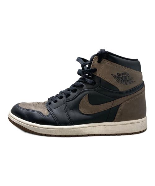 NIKE（ナイキ）NIKE (ナイキ) AIR JORDAN 1 HIGH OG ブラック×ブラウン サイズ:28の古着・服飾アイテム