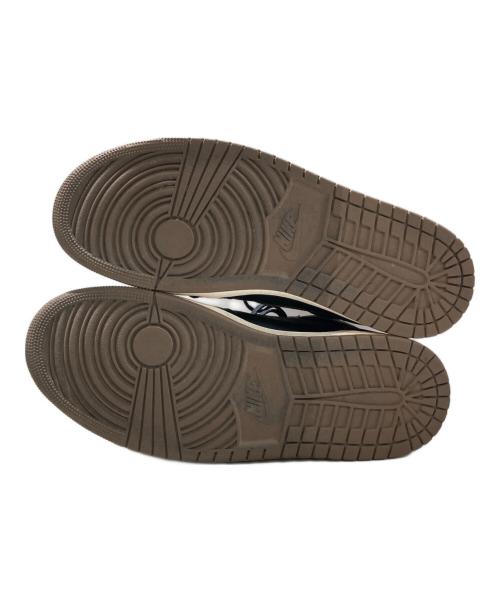 NIKE（ナイキ）NIKE (ナイキ) AIR JORDAN 1 HIGH OG ブラック×ブラウン サイズ:28の古着・服飾アイテム