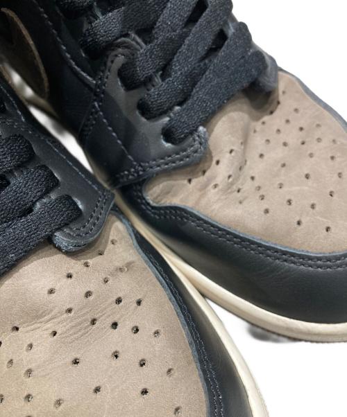 NIKE（ナイキ）NIKE (ナイキ) AIR JORDAN 1 HIGH OG ブラック×ブラウン サイズ:28の古着・服飾アイテム