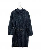 'S Max Maraエスマックスマーラ）の古着「フーデッドコート」｜ネイビー