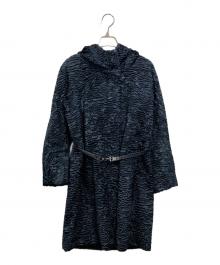 'S Max Mara（エスマックスマーラ）の古着「フーデッドコート」｜ネイビー