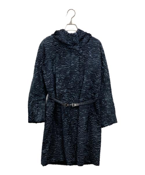 'S Max Mara（エスマックスマーラ）'S Max Mara (エスマックスマーラ) フーデッドコート ネイビー サイズ:Sの古着・服飾アイテム