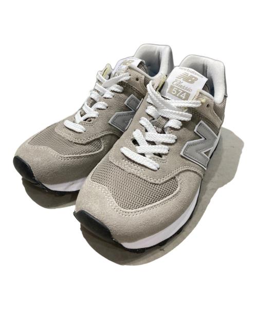 NEW BALANCE（ニューバランス）NEW BALANCE (ニューバランス) ML574EVG ホワイト サイズ:23.5㎝の古着・服飾アイテム