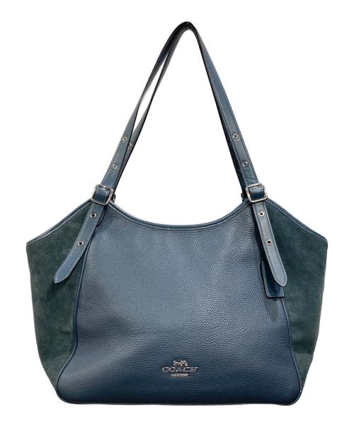 COACH（コーチ）COACH (コーチ) トートバッグ ブルー サイズ:-の古着・服飾アイテム