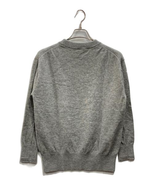 Spick and Span（スピック＆スパン）Spick and Span (スピックアンドスパン) フレンチロゴニット グレー サイズ:表記なしの古着・服飾アイテム