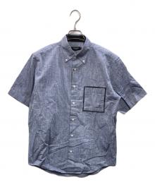 BLACK LABEL CRESTBRIDGE（ブラックレーベル クレストブリッジ）の古着「半袖シャツ」｜ブルー