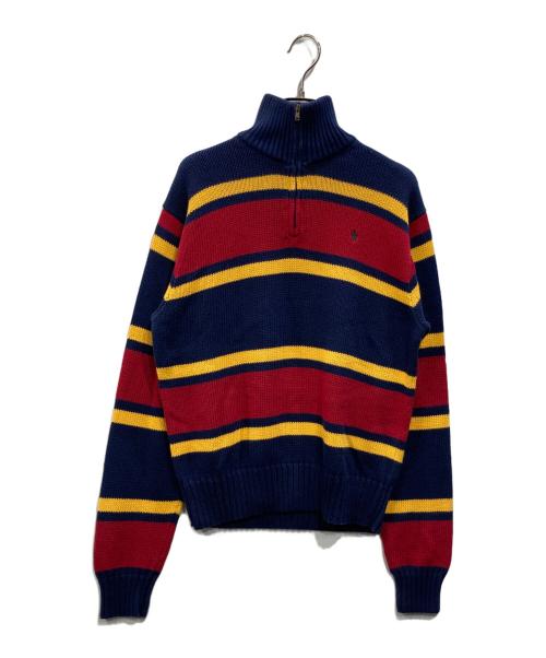 POLO RALPH LAUREN（ポロ・ラルフローレン）POLO RALPH LAUREN (ポロ・ラルフローレン) ハーフジップニット マルチカラー サイズ:170の古着・服飾アイテム