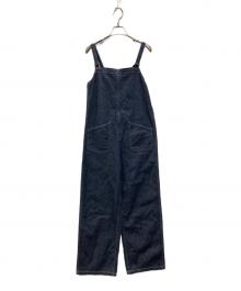 JOHNBULL（ジョンブル）の古着「デニムチューブサロペット」｜ネイビー