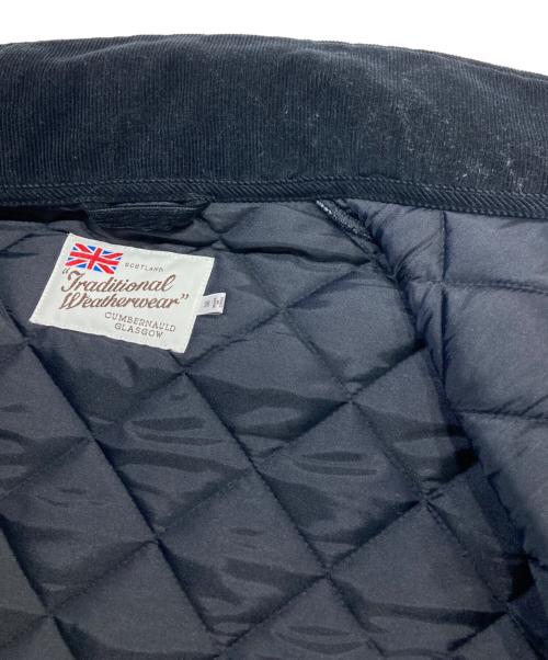 Traditional Weatherwear（トラディショナルウェザーウェア）Traditional Weatherwear (トラディショナルウェザーウェア) キルティングジャケット ブラック サイズ:SIZE38の古着・服飾アイテム