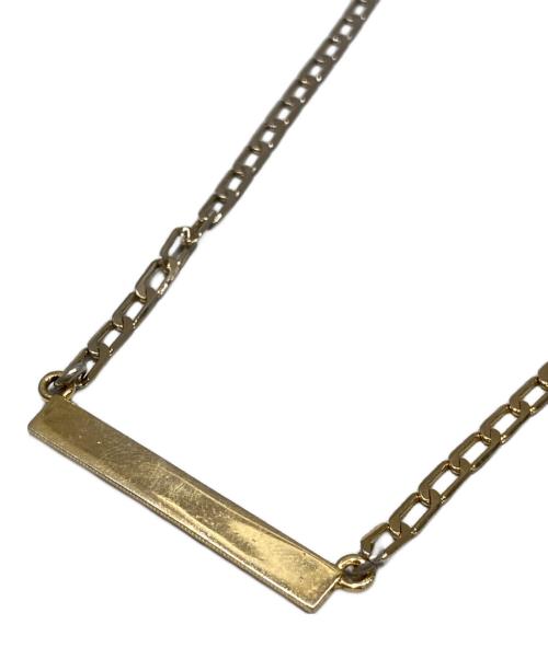 JOHN LAWRENCE SULLIVAN（ジョン ローレンス サリバン）JOHN LAWRENCE SULLIVAN (ジョン ローレンス サリバン) ロゴプレートネックレス ゴールド サイズ:-の古着・服飾アイテム