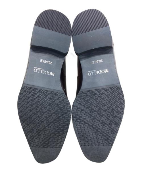 MODELLO（モデロ）MODELLO (モデロ) コインローファー ブラウン サイズ:26.5㎝の古着・服飾アイテム