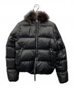 DUVETICAデュベティカ）の古着「ラクーンファーダウンジャケット」｜ブラック