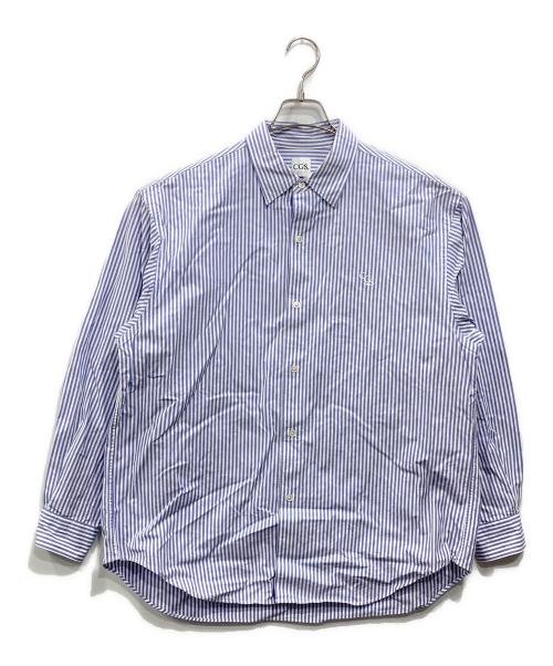 California General Store（カリフォルニアジェネラルストア）California General Store (カリフォルニアジェネラルストア) オーガニックコットンシャツ ブルー サイズ:Lの古着・服飾アイテム