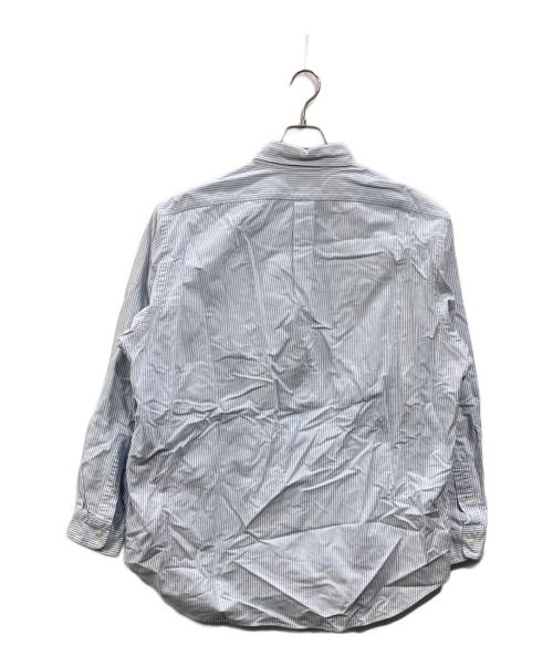 POLO RALPH LAUREN（ポロ・ラルフローレン）POLO RALPH LAUREN (ポロ・ラルフローレン) ストライプシャツ スカイブルー サイズ:17の古着・服飾アイテム