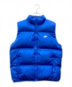 NIKEナイキ）の古着「CLUB PUFFER VEST」｜ブルー