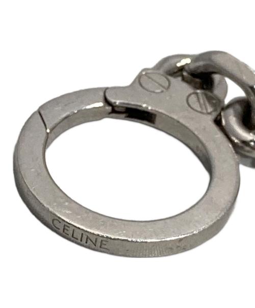 CELINE（セリーヌ）CELINE (セリーヌ) チェーン トリオンフ ゴールデンハンドカフ ブレスレット シルバーの古着・服飾アイテム
