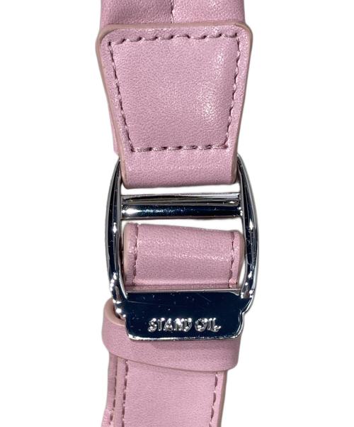 STAND OIL（スタンドオイル）STAND OIL (スタンドオイル) FLUFFY MINI ピンクの古着・服飾アイテム