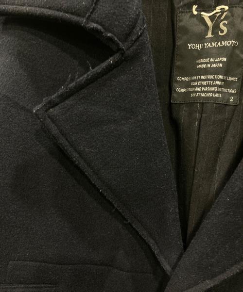 Y's（ワイズ）Y's (ワイズ) ウールコート ネイビー サイズ:SIZE2の古着・服飾アイテム