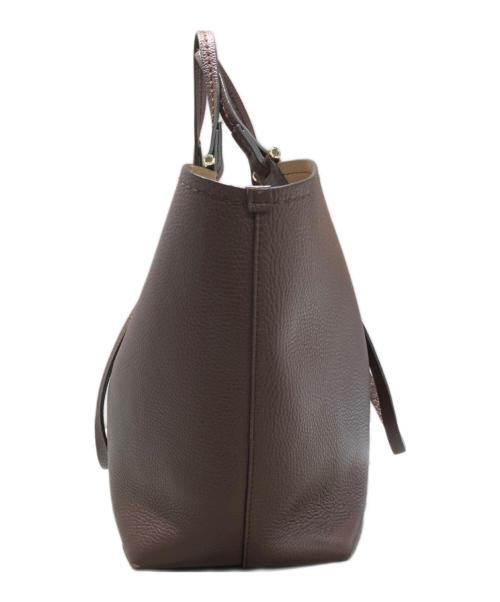 LORISTELLA（ロリステッラ）LORISTELLA (ロリステッラ) レザートートバッグ ブラウンの古着・服飾アイテム