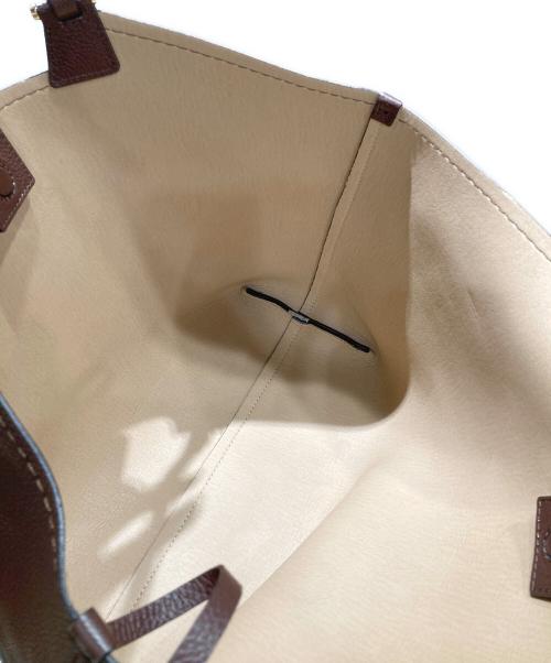 LORISTELLA（ロリステッラ）LORISTELLA (ロリステッラ) レザートートバッグ ブラウンの古着・服飾アイテム