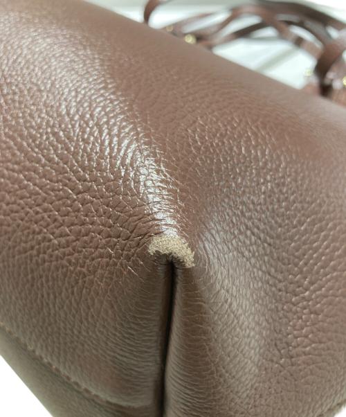 LORISTELLA（ロリステッラ）LORISTELLA (ロリステッラ) レザートートバッグ ブラウンの古着・服飾アイテム