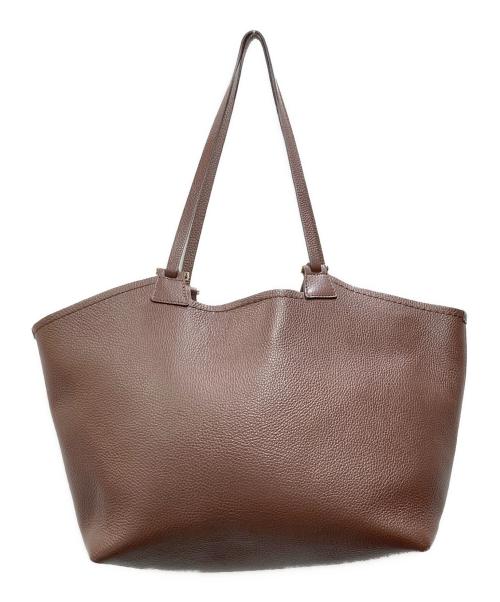 LORISTELLA（ロリステッラ）LORISTELLA (ロリステッラ) レザートートバッグ ブラウンの古着・服飾アイテム