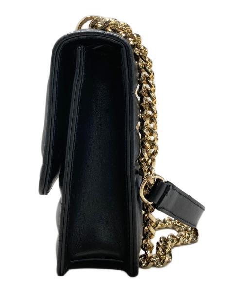 JIMMY CHOO（ジミーチュウ）JIMMY CHOO (ジミーチュウ) チェーンショルダーバッグ ブラックの古着・服飾アイテム