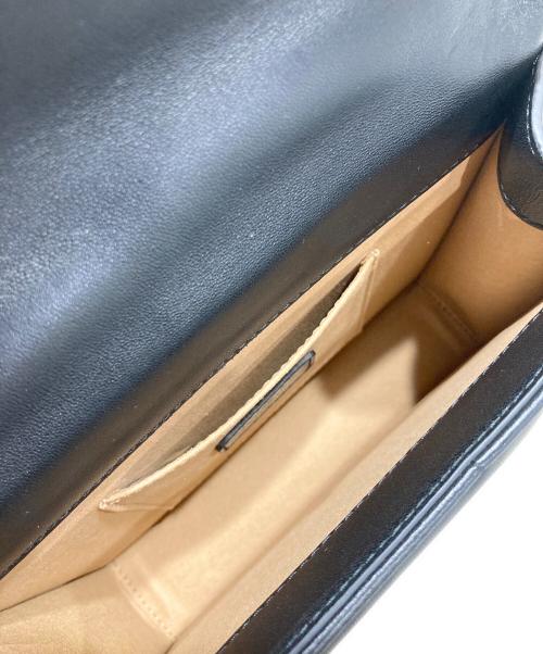 JIMMY CHOO（ジミーチュウ）JIMMY CHOO (ジミーチュウ) チェーンショルダーバッグ ブラックの古着・服飾アイテム