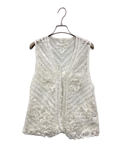 SLOBE IENA（スローブ イエナ）SLOBE IENA (スローブ イエナ) レースベスト ホワイト サイズ:Freeの古着・服飾アイテム