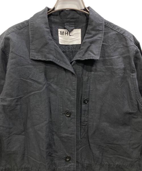 MHL（エムエイチエル）MHL (エムエイチエル) シャツワンピース ブラック サイズ:1の古着・服飾アイテム