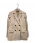 theory（セオリー）の古着「ダブルジャケット」｜ベージュ