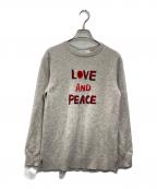 NEMIKAネミカ）の古着「カシミヤロゴニット」｜グレー